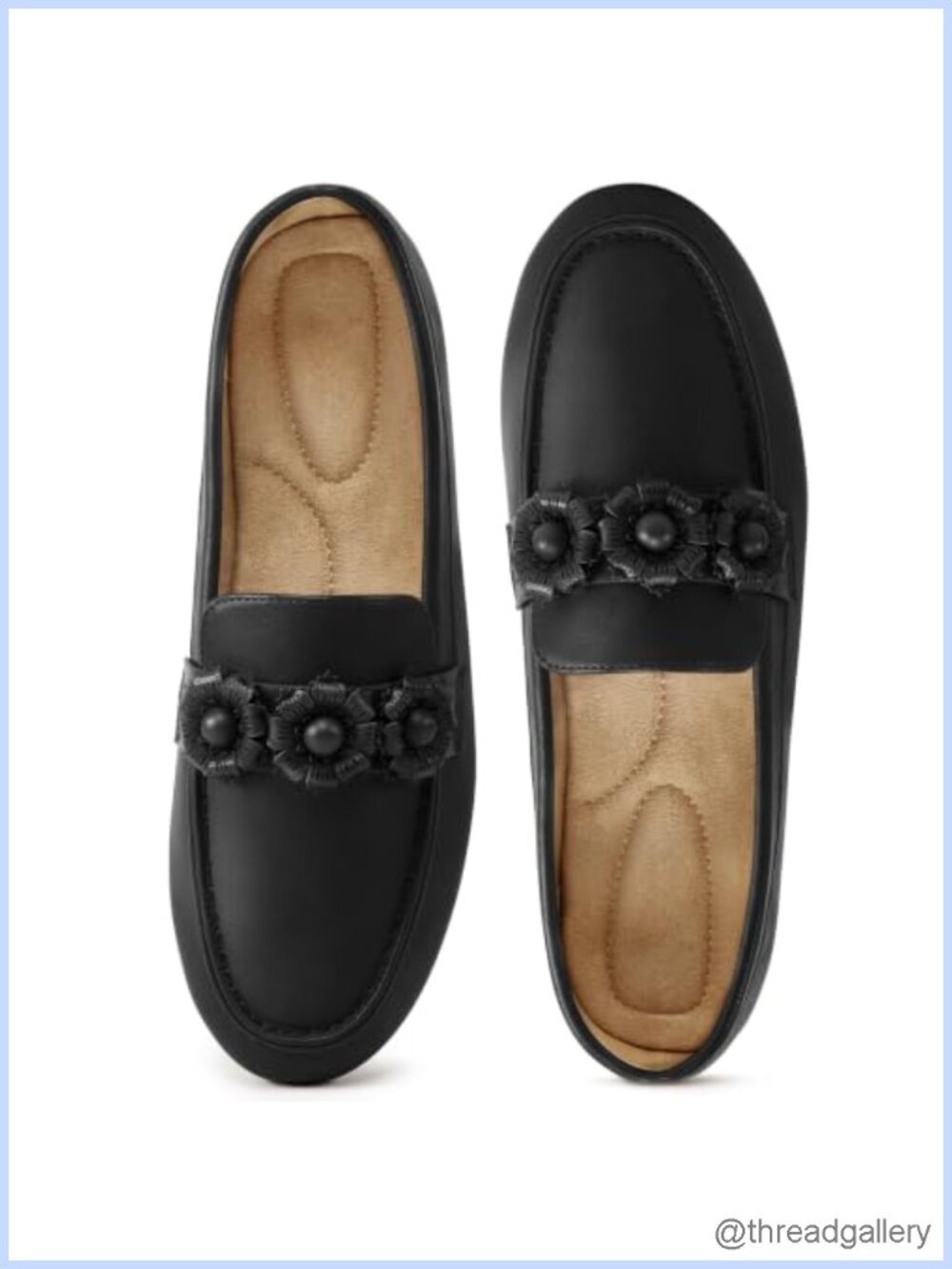Women's Comfortable Slip On Loafers Flats Faux Leather Casual Shoes